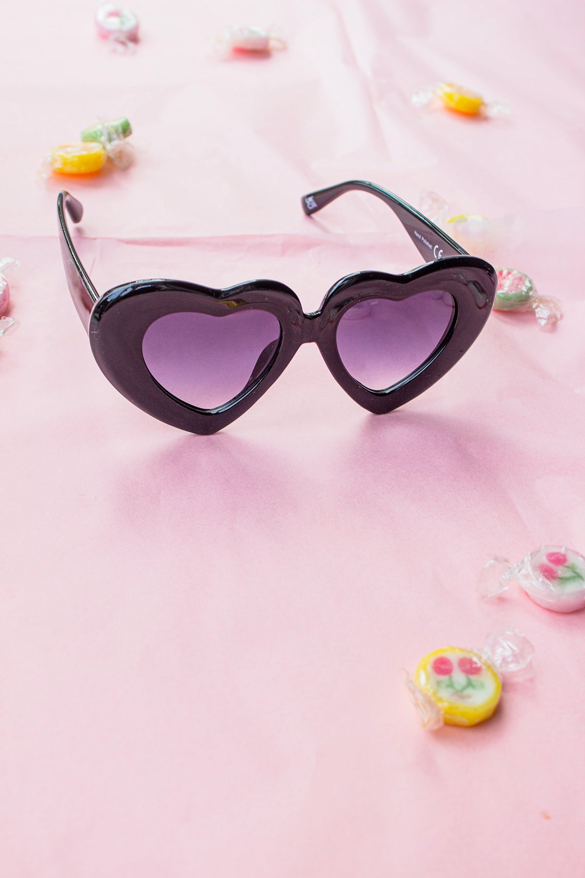 Chunky Oversized Heart Sunglasses - Sugar + Style