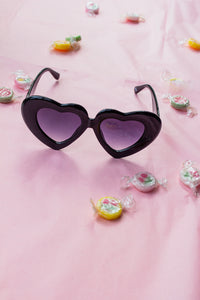 Chunky Oversized Heart Sunglasses - Sugar + Style