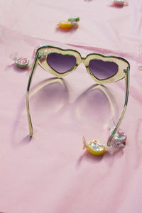 Chunky Oversized Heart Sunglasses - Sugar + Style