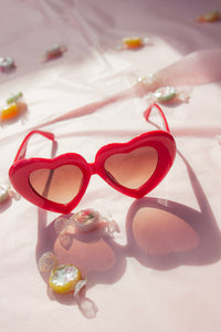 Chunky Oversized Heart Sunglasses - Sugar + Style