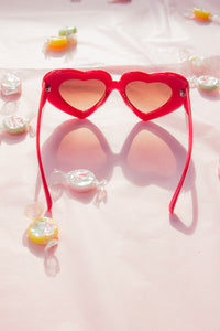 Chunky Oversized Heart Sunglasses - Sugar + Style