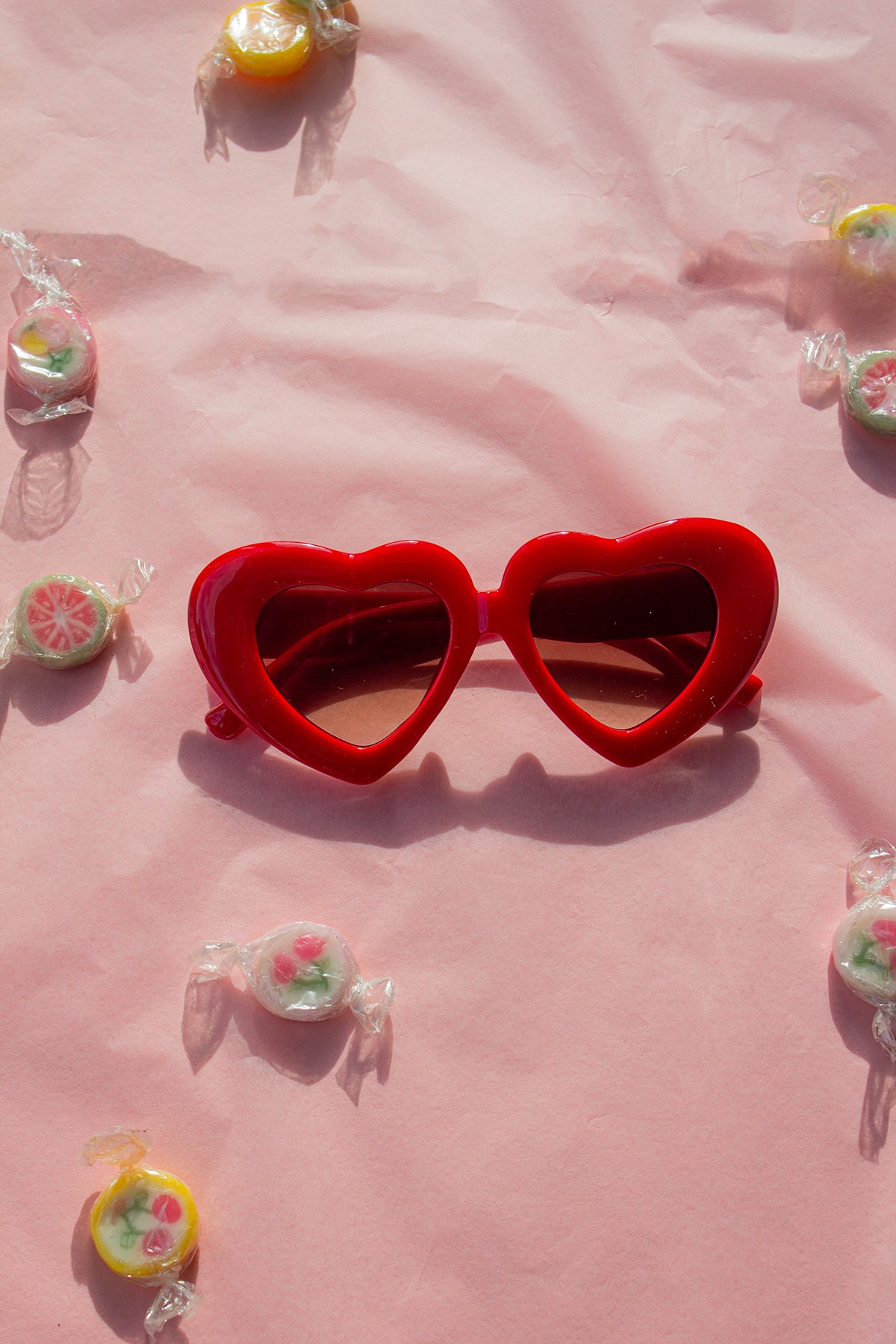 Chunky Oversized Heart Sunglasses - Sugar + Style