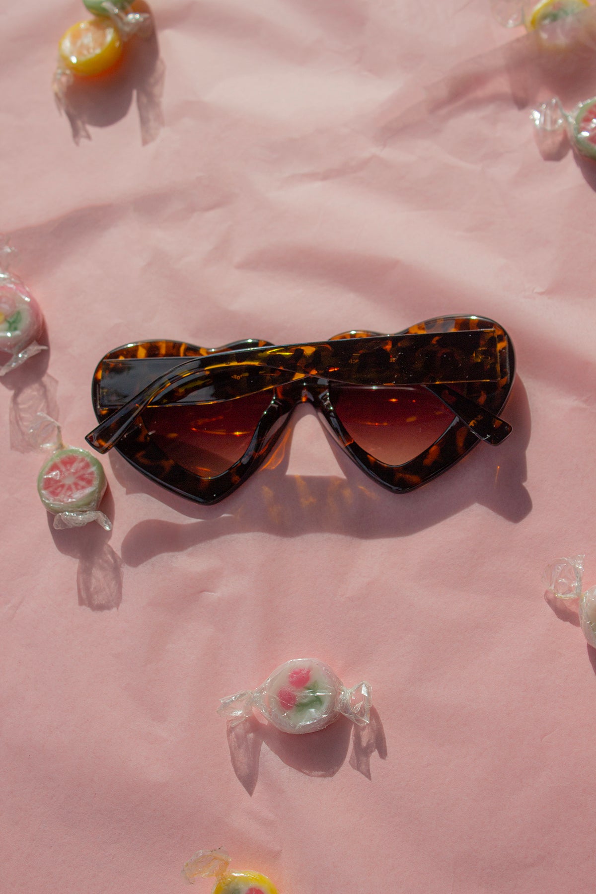 Chunky Oversized Heart Sunglasses - Sugar + Style