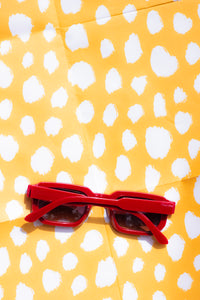 Rectangle Tube Frame Sunglasses - Sugar + Style