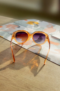 Circle Arm Detail Oversize Sunglasses - Sugar + Style