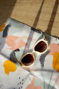 Circle Arm Detail Oversize Sunglasses - Sugar + Style