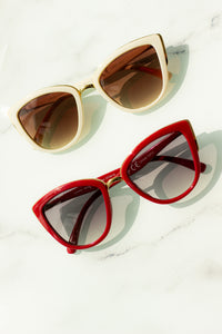 Supersize Cat Eye Sunglasses - Sugar + Style