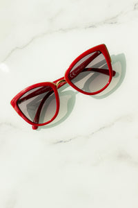 Supersize Cat Eye Sunglasses - Sugar + Style