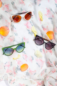 Delicate Large Cat Eye Sunglasses - Sugar + Style