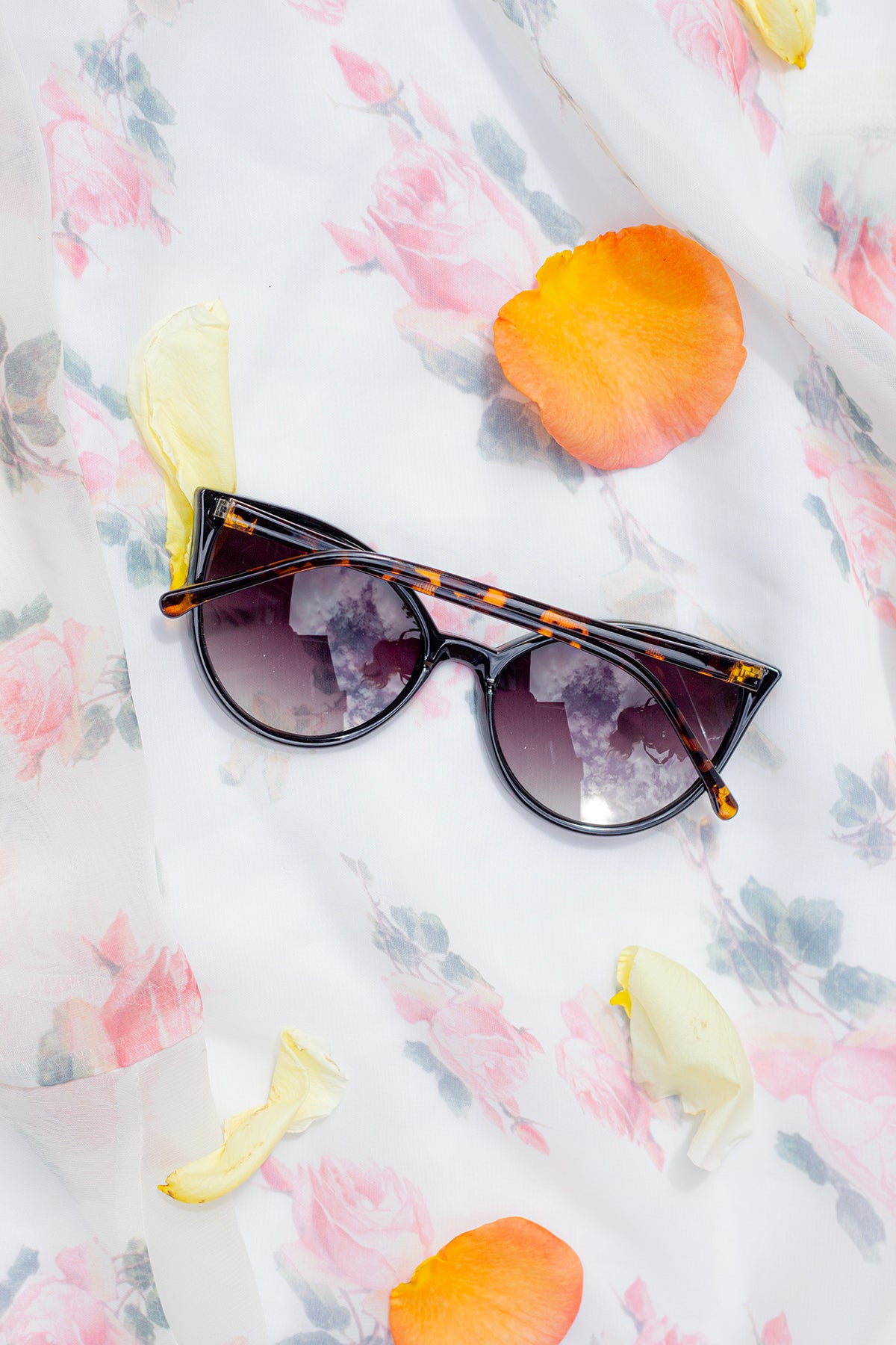 Delicate Large Cat Eye Sunglasses - Sugar + Style