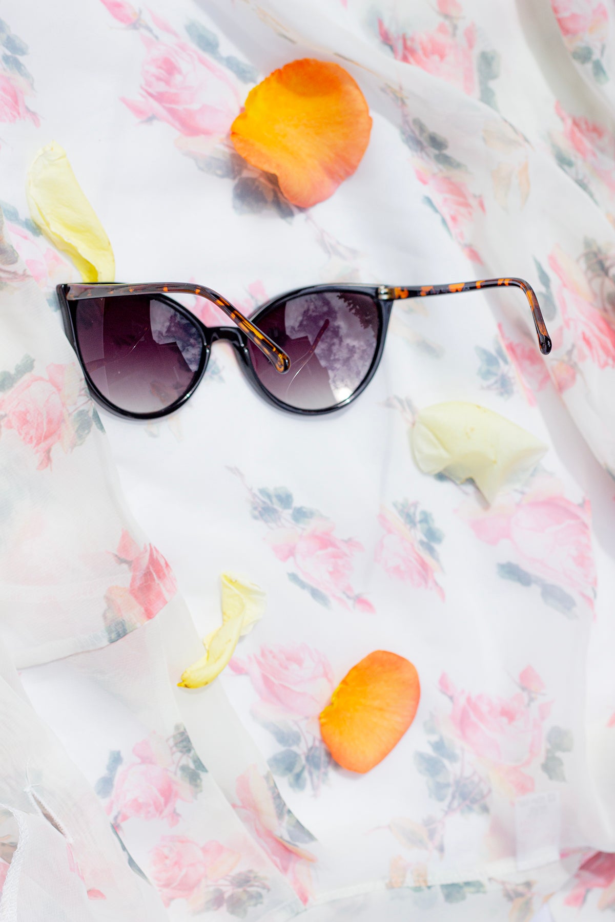 Delicate Large Cat Eye Sunglasses - Sugar + Style