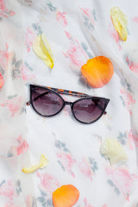 Delicate Large Cat Eye Sunglasses - Sugar + Style