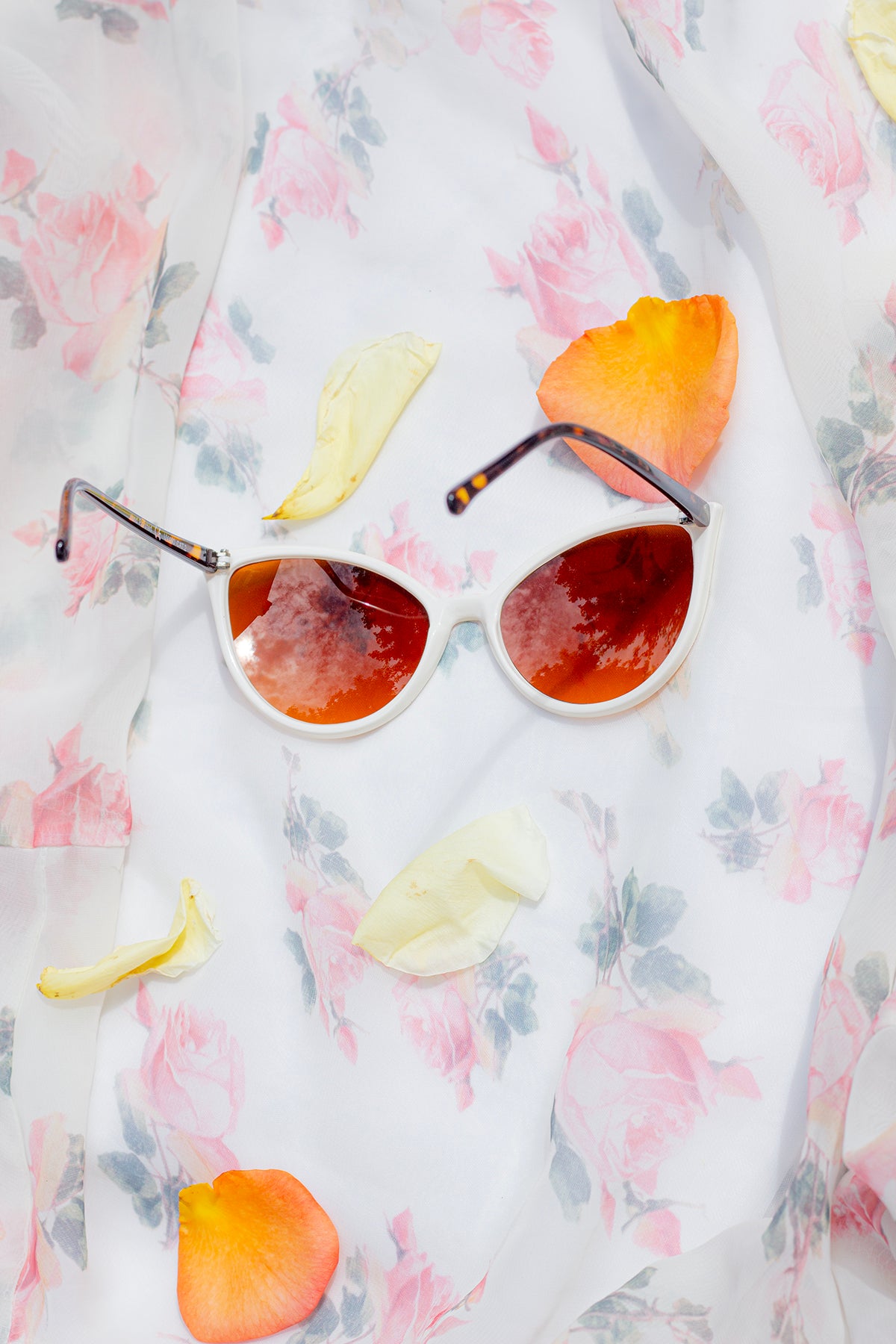 Delicate Large Cat Eye Sunglasses - Sugar + Style