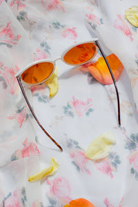 Delicate Large Cat Eye Sunglasses - Sugar + Style