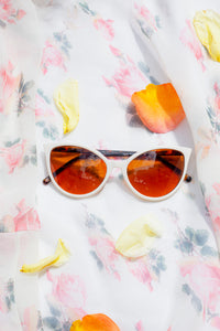 Delicate Large Cat Eye Sunglasses - Sugar + Style