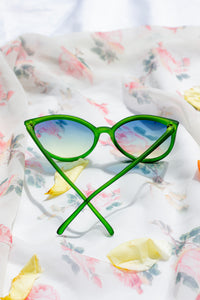 Delicate Large Cat Eye Sunglasses - Sugar + Style