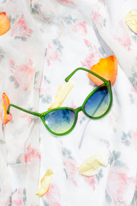 Delicate Large Cat Eye Sunglasses - Sugar + Style