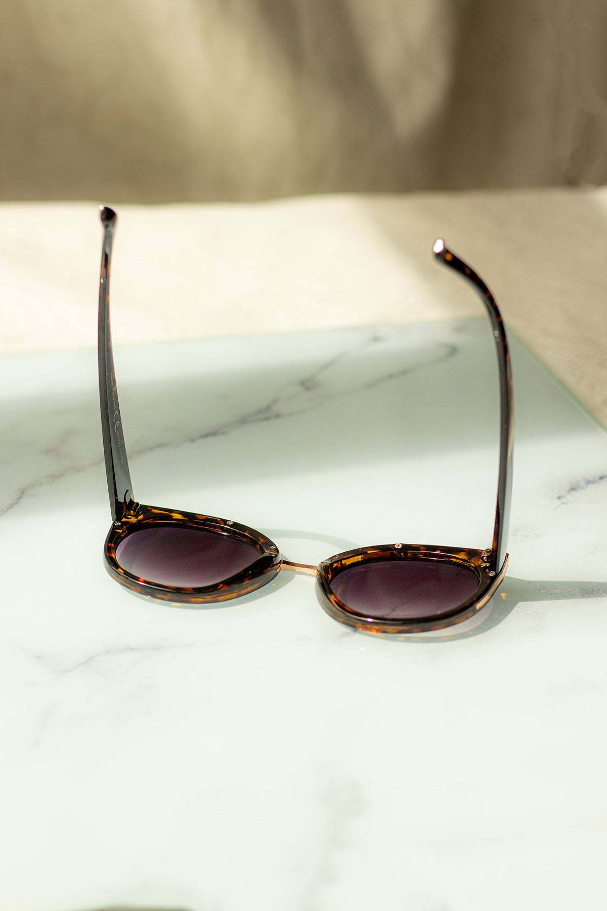 Gold Rim Cat Eye Sunglasses - Sugar + Style