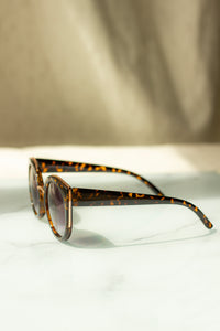 Gold Rim Cat Eye Sunglasses - Sugar + Style