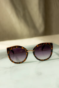 Gold Rim Cat Eye Sunglasses - Sugar + Style