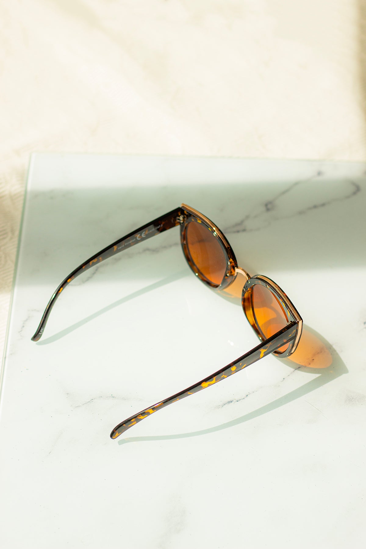 Gold Rim Cat Eye Sunglasses - Sugar + Style