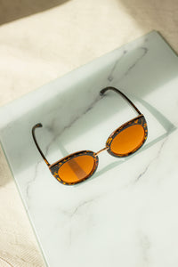 Gold Rim Cat Eye Sunglasses - Sugar + Style