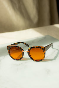 Gold Rim Cat Eye Sunglasses - Sugar + Style