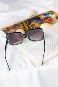 Oversized Square 70s Sunglasses - Sugar + Style