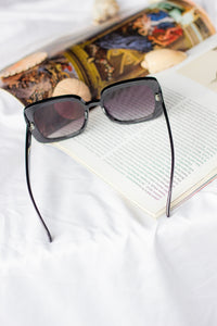 Oversized Square 70s Sunglasses - Sugar + Style