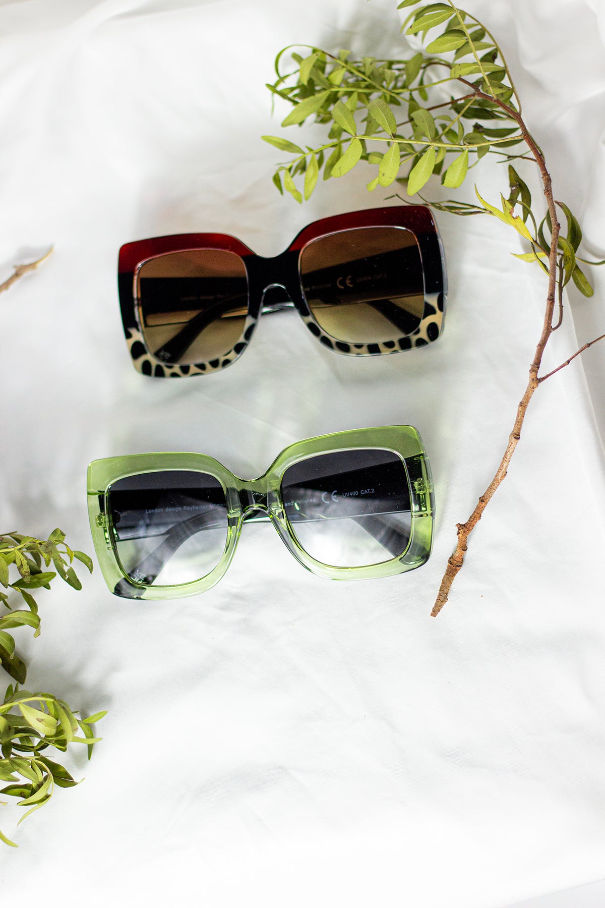 Chunky Oversized Statement Butterfly Sunglasses - Sugar + Style