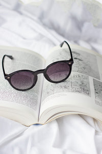 Front Lens Rounded Classic Pin Sunglasses - Sugar + Style