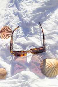 Wide Chunky Rectangle Sunglasses - Sugar + Style