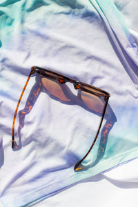 Narrow Oval Weighted Edge Sunglasses - Sugar + Style