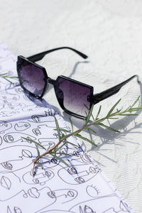 Rimless Square Edge Front Lens Sunglasses - Sugar + Style
