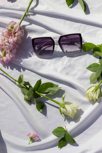 Front Lens Chunky Square Angled Sunglasses - Sugar + Style