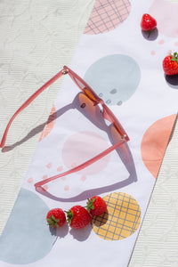 Oval Cat Eye Top Frame Sunglasses - Sugar + Style
