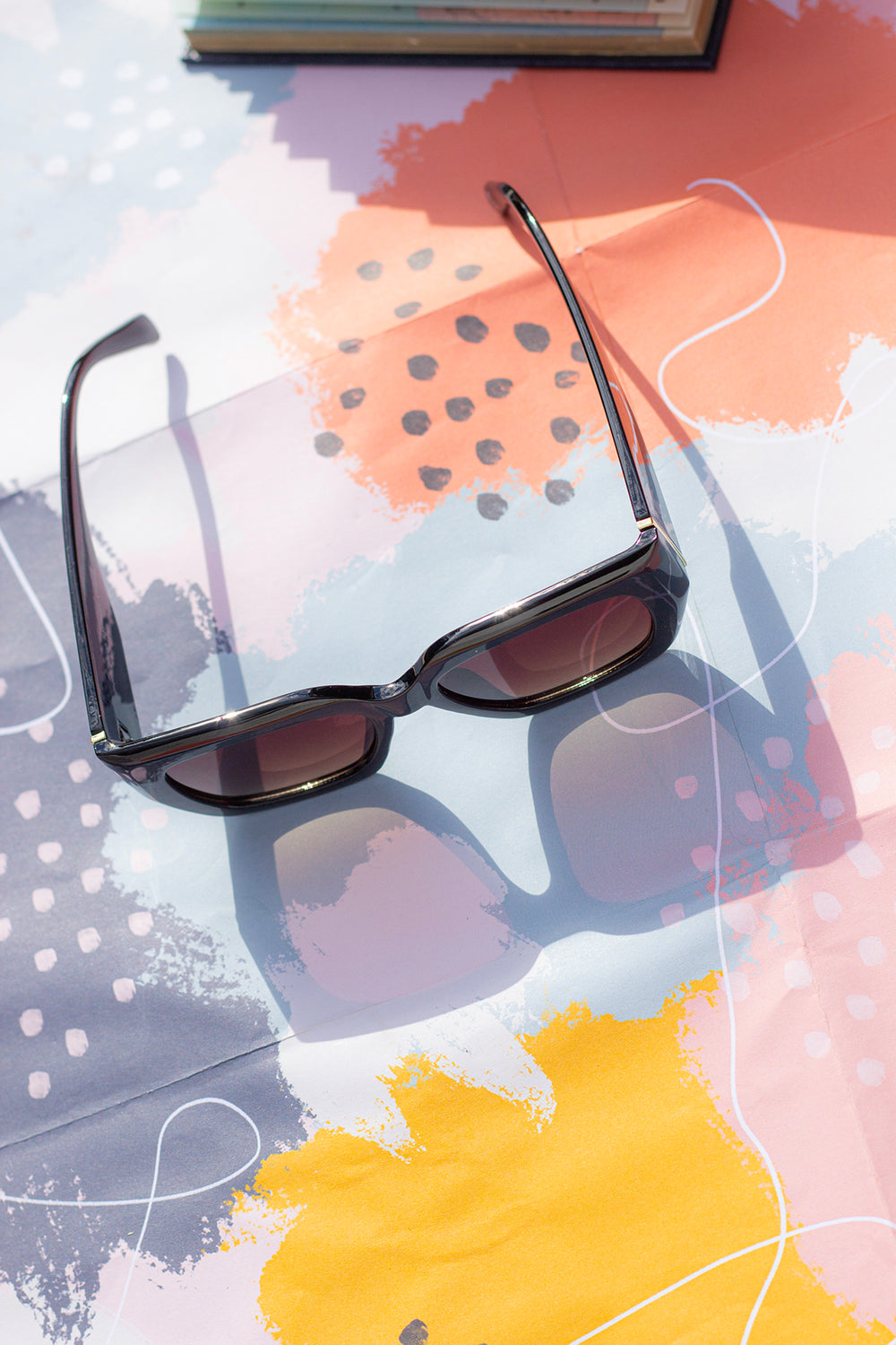 Chunky Angled Square Sunglasses - Sugar + Style