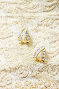 Diamond Gem Loop Cuff Earrings - Sugar + Style