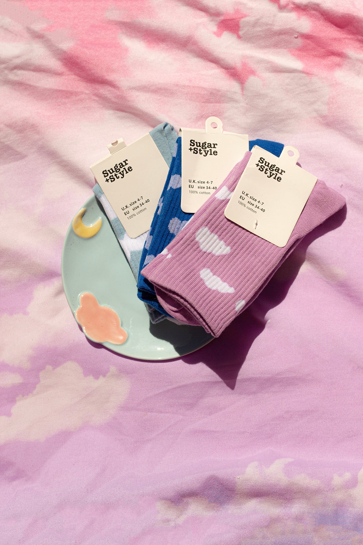 Cloud Sky Socks - Sugar + Style