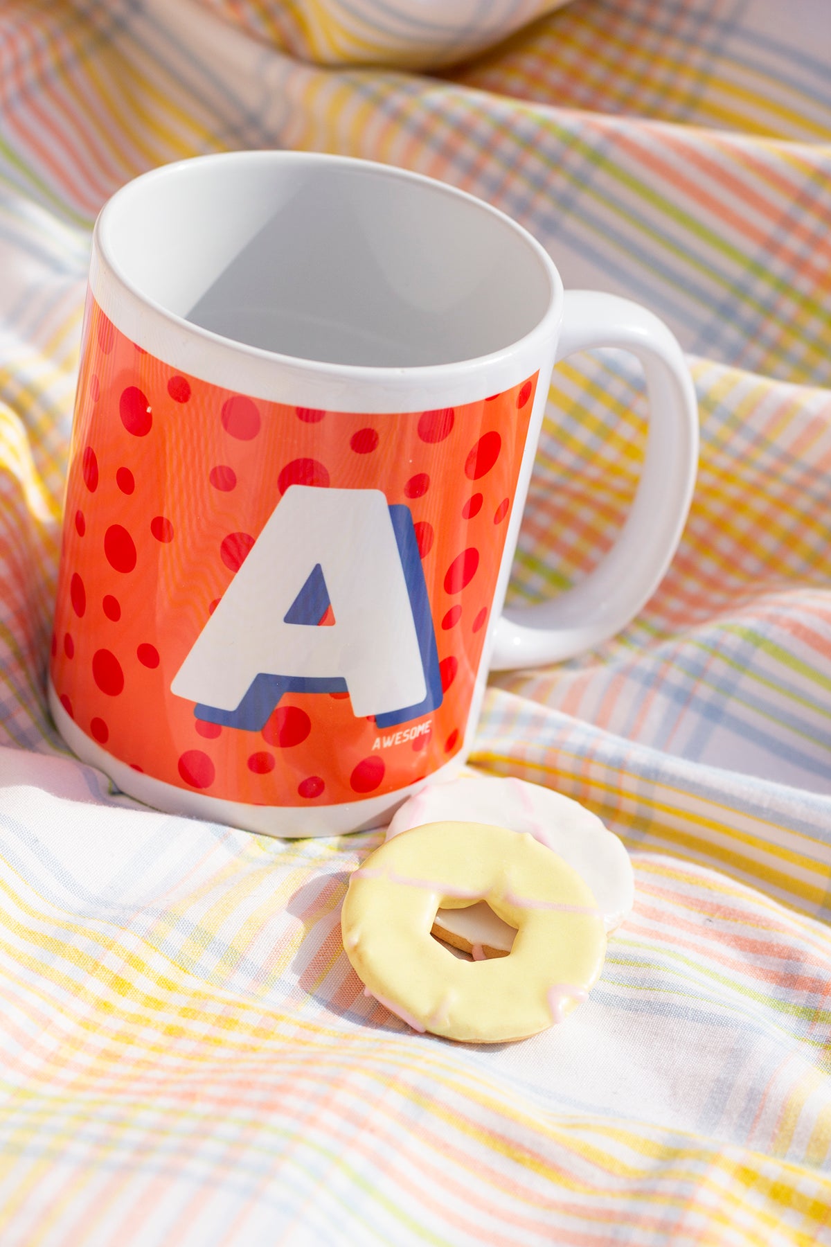 Colourful Alphabet Letter Mug - Sugar + Style