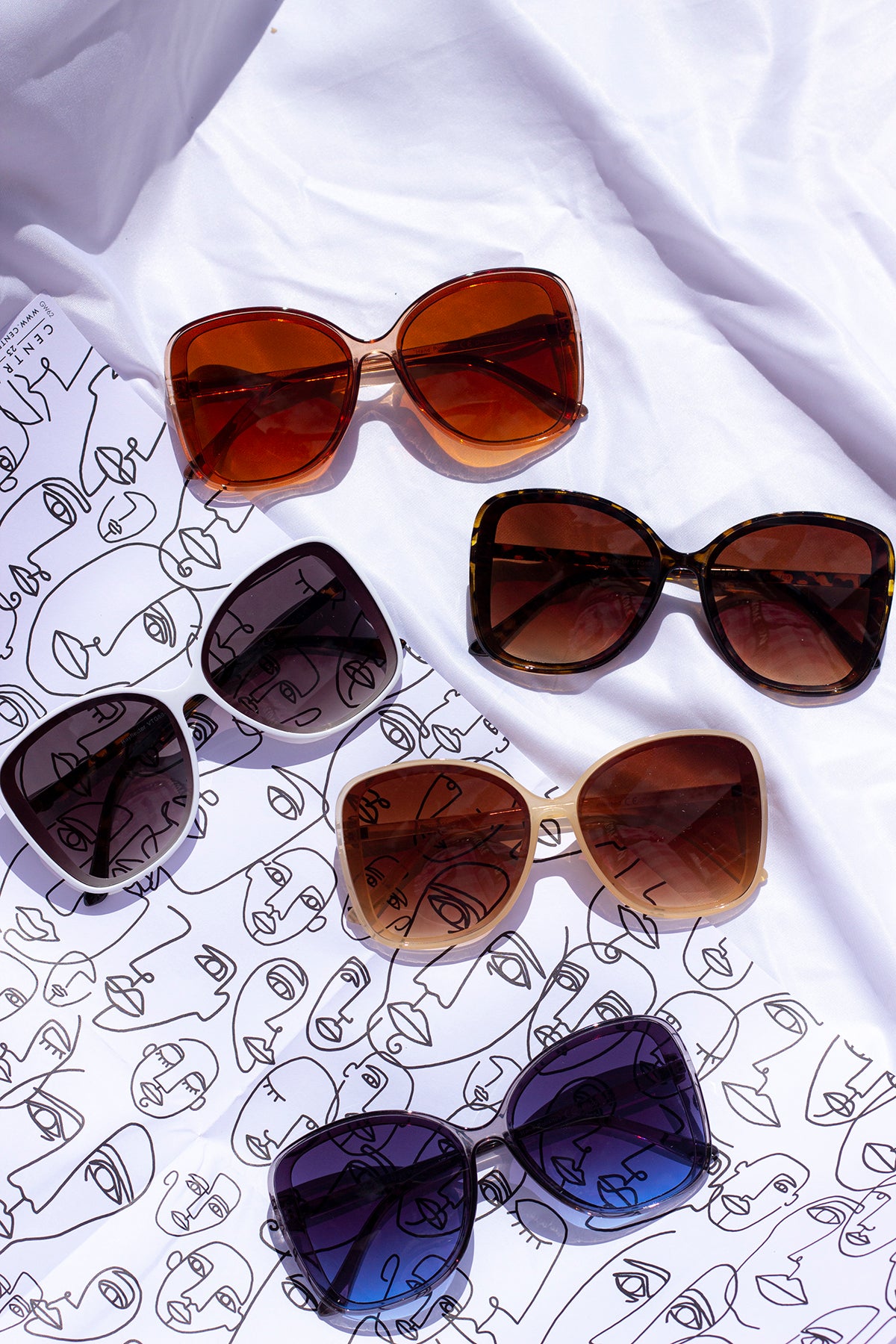 Super Oversize Butterfly Designer Style Sunglasses - Sugar + Style