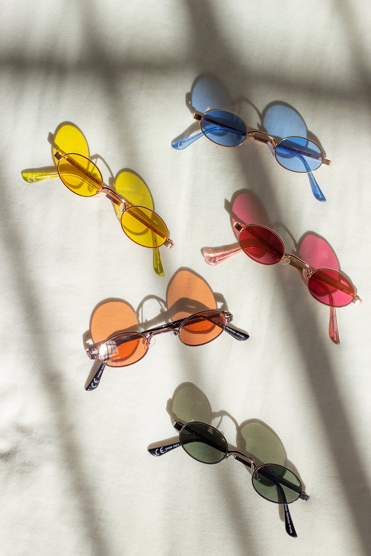 Retro Mini Oval Metal Sunglasses - Sugar + Style