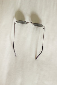 Retro Mini Oval Metal Sunglasses - Sugar + Style