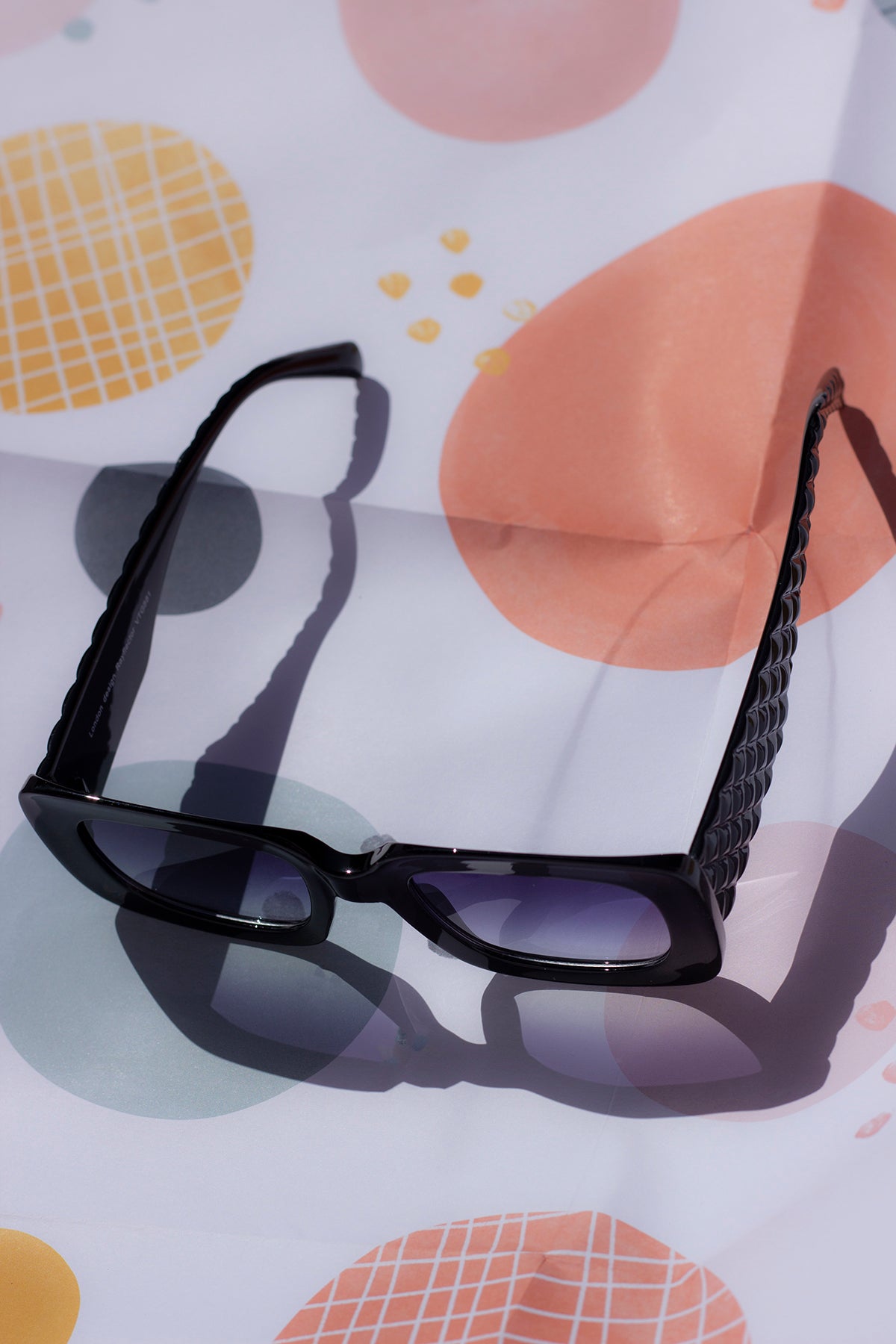 Rectangle Bevelled Side Sunglasses - Sugar + Style