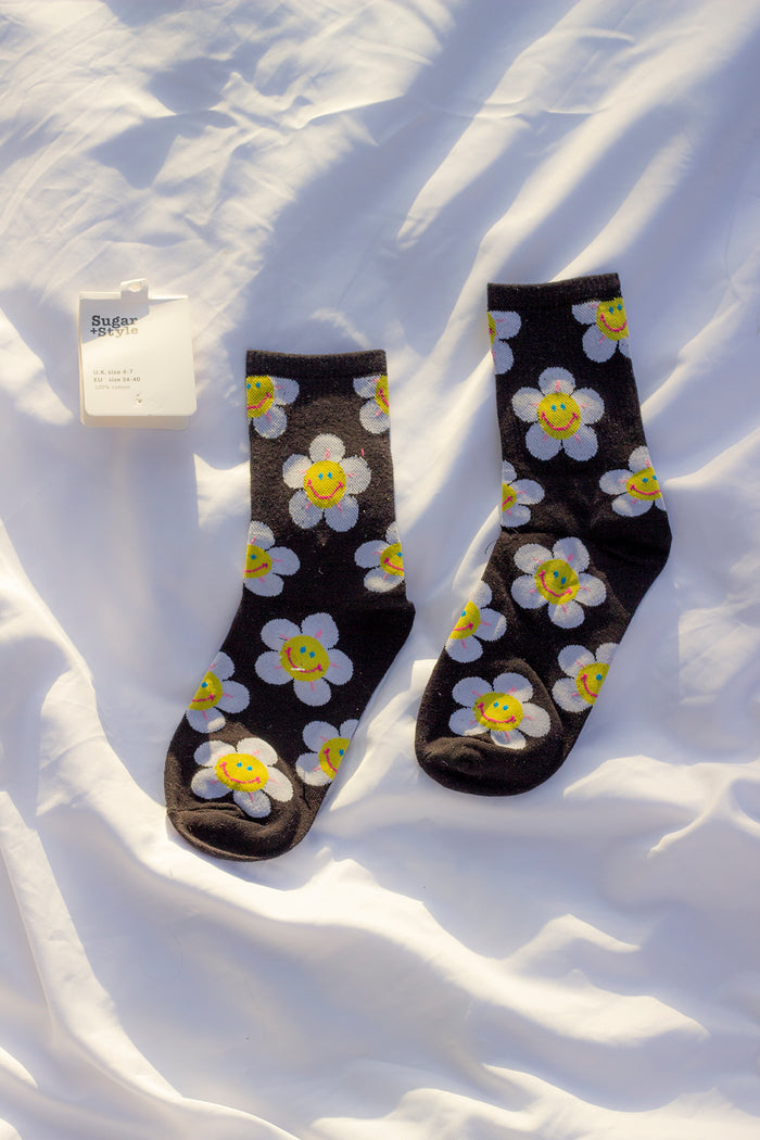 Fun Flower Socks - Sugar + Style