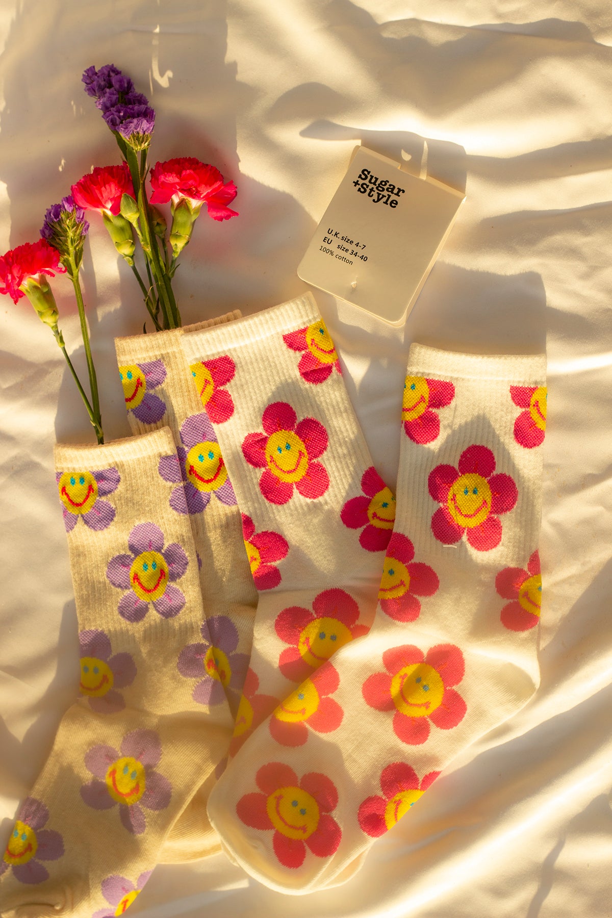 Fun Flower Socks - Sugar + Style