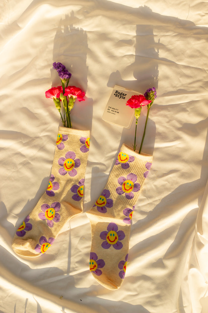 Fun Flower Socks - Sugar + Style