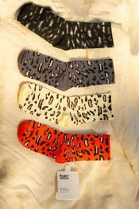 Leopard Print Crew Socks - Sugar + Style