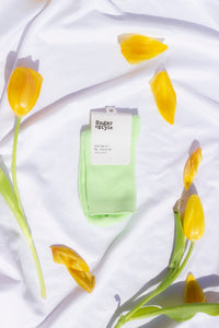 Pale Green Colour Block Socks - Sugar + Style