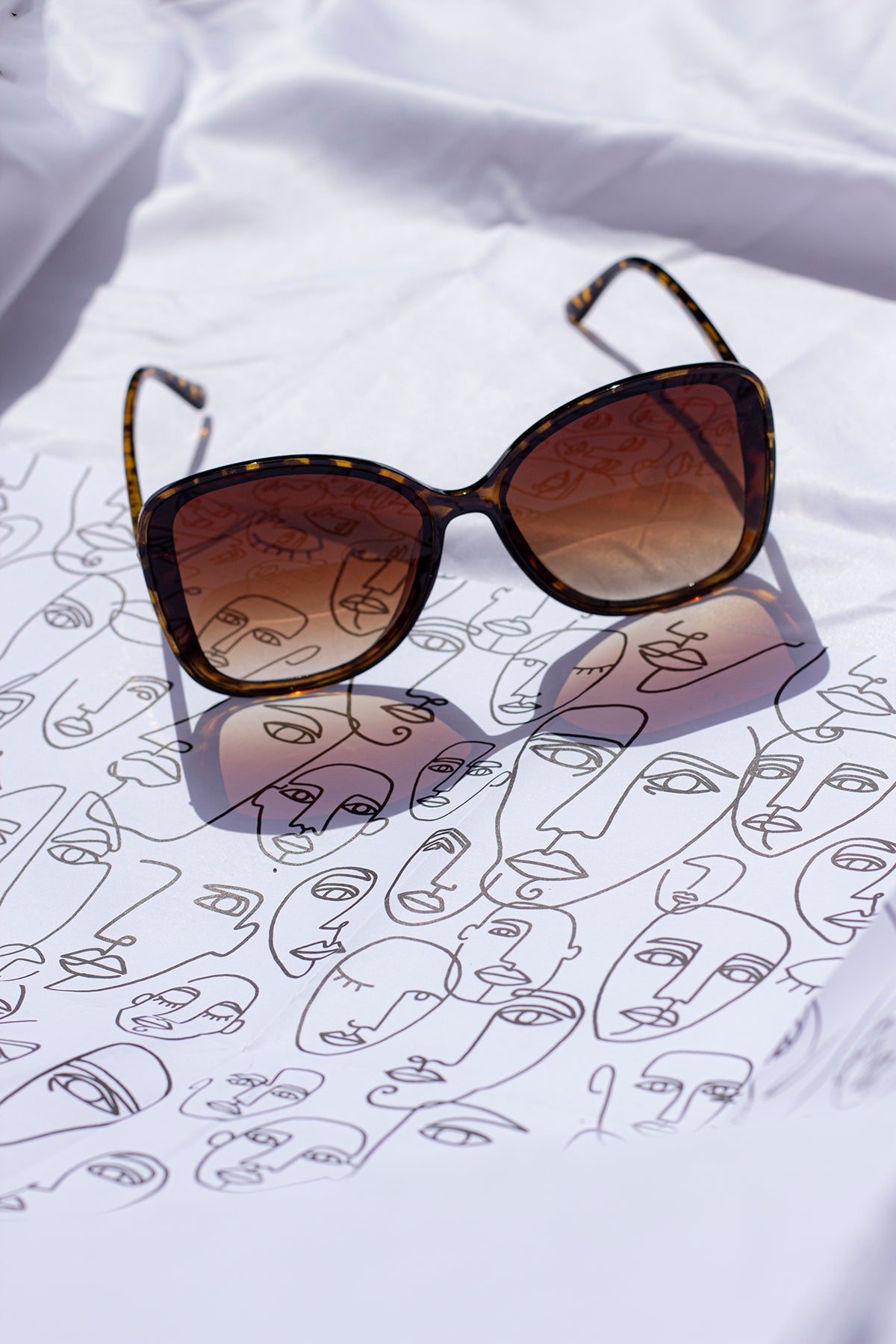 Super Oversize Butterfly Designer Style Sunglasses - Sugar + Style